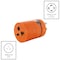 Ac Works Plug Adapter, 6-15/20R, L15-30P, 6-20P, L15-30P, 0 ft., Orange ADL1530620 - alternate 5